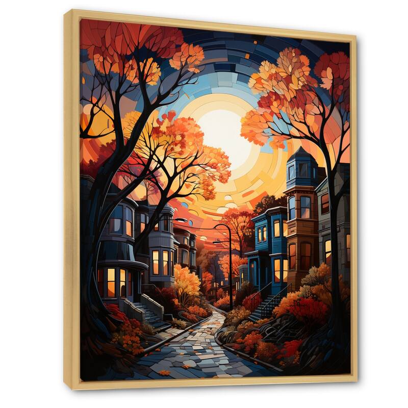 Designart "Harlem Renaissance Revival V" Harlem Renaissance Framed